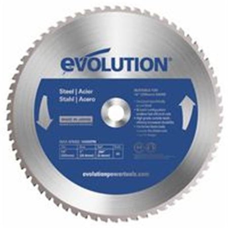 EVOLUTION Evolution 510-14BLADE-ST Tct Metal Cutting Blade Mild Steel 510-14BLADE-ST